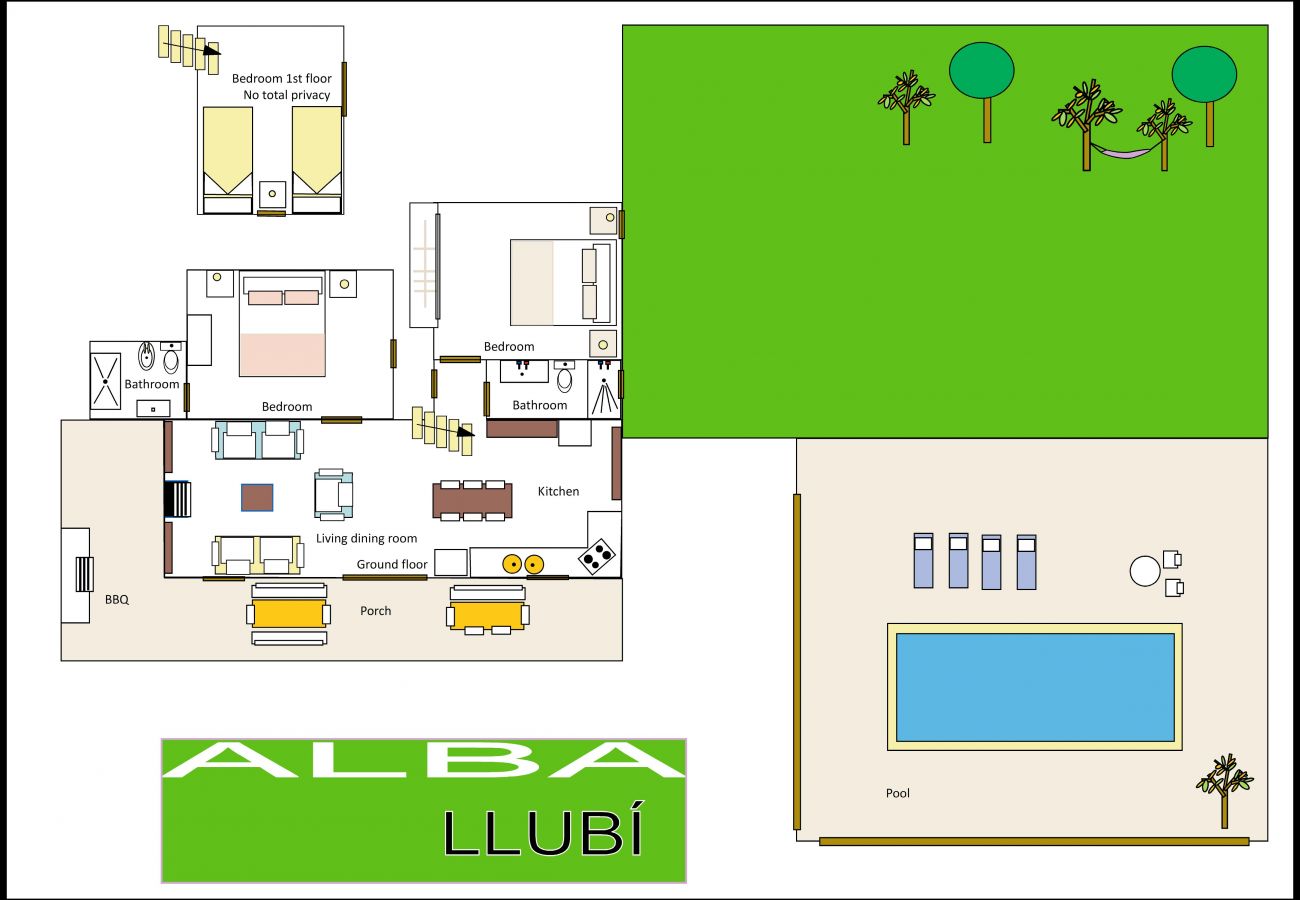 Casa rural en Llubi - Alba