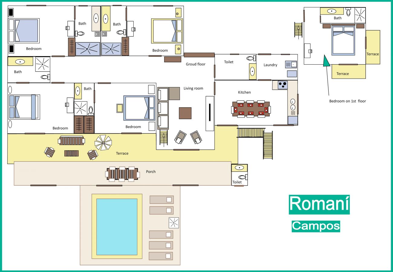 Casa rural en Campos - Romani 10